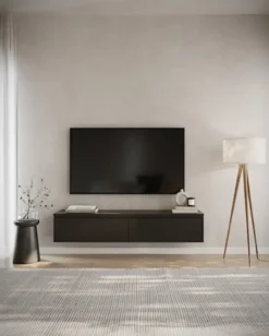 Szafka RTV Bemmi wisząca 150 cm czarny