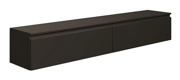 Szafka RTV Bemmi wisząca 175 cm czarny