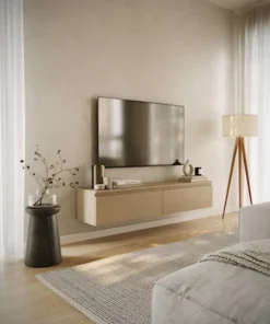 Szafka RTV Bemmi wisząca 150 cm dąb lindberg