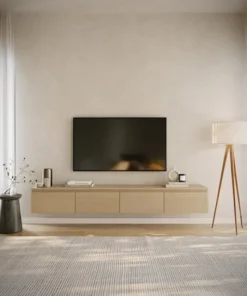 Szafka RTV Bemmi wisząca 200 cm dąb lindberg