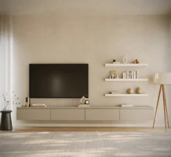 Szafka RTV Bemmi wisząca 300 cm kaszmir