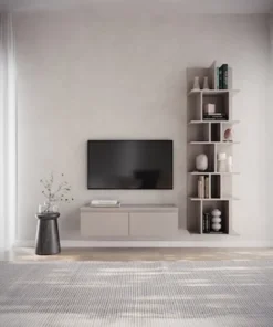 Szafka RTV Bemmi wisząca 100 cm kaszmir