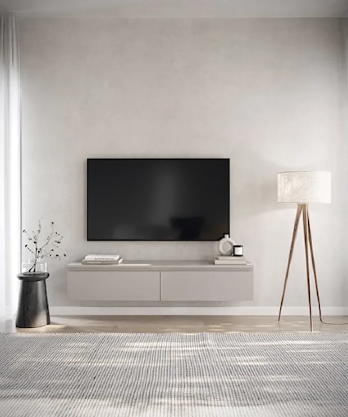 Szafka RTV Bemmi wisząca 150 cm kaszmir