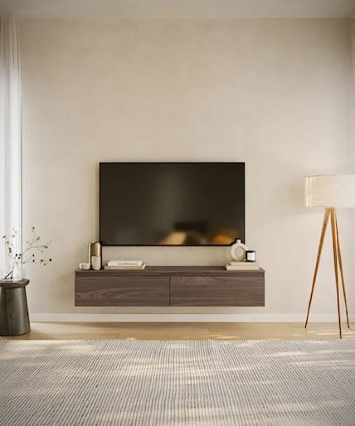 Szafka RTV Bemmi wisząca 150 cm orzech wisconsin