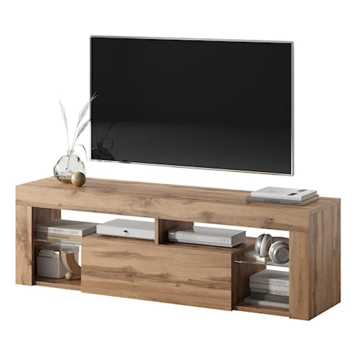 Szafka RTV Bianko 140 cm Dąb lancelot