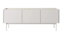 Szafka RTV Color 144 cm trzydrzwiowa Kaszmir / Dąb Linea