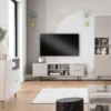 Szafka RTV Klazby 150 cm kaszmir lamele