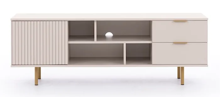 Szafka RTV Klazby 150 cm kaszmir lamele