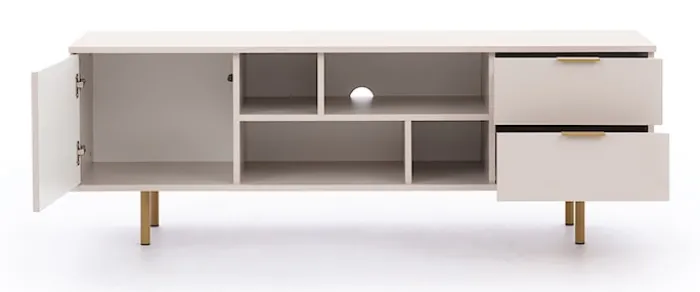 Szafka RTV Klazby 150 cm kaszmir lamele