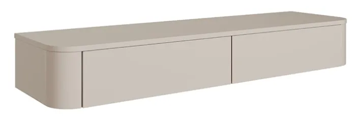 Szafka RTV Luvio Slim wisząca 140 cm kaszmir