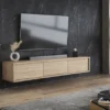 Szafka RTV Moddern 180 cm z opcją powieszenia dąb olejowany