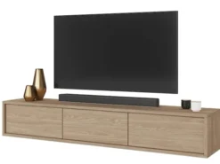 Szafka RTV Moddern 180 cm z opcją powieszenia dąb olejowany