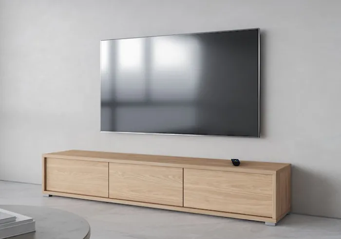 Szafka RTV Moddern 180 cm z opcją powieszenia dąb olejowany