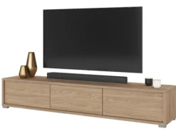 Szafka RTV Moddern 180 cm z opcją powieszenia dąb olejowany