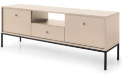 Szafka RTV Monne 153 cm beżowa vintage