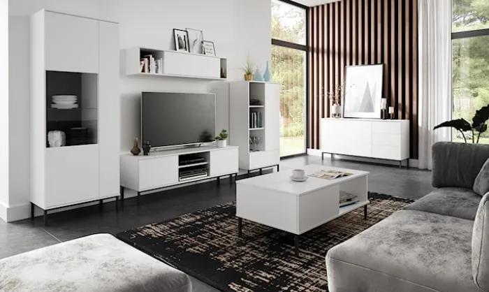 Szafka RTV Perila 150 cm biała