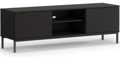 Szafka RTV Perila 150 cm czarna