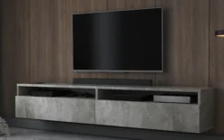 Szafka RTV Rednaw 180 cm Beton