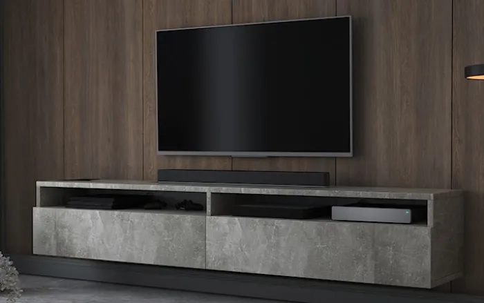 Szafka RTV Rednaw 180 cm Beton