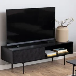 Szafka RTV Santov w stylu industrialnym z szafką