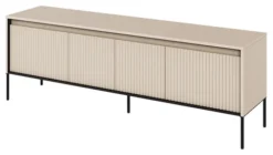 Szafka RTV Trend 167 cm z LED Beżowa