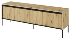 Szafka RTV Trend 167 cm z LED Dąb artisan