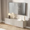 Szafka RTV trzydrzwiowa Fiorra wisząca 144 cm kaszmir