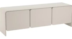 Szafka RTV trzydrzwiowa Lummo 156 cm kaszmir