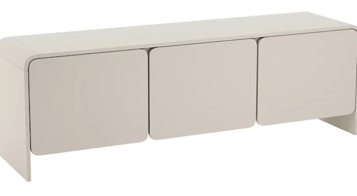 Szafka RTV trzydrzwiowa Lummo 156 cm kaszmir