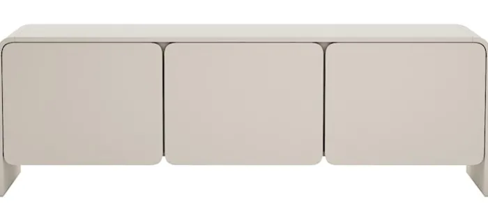 Szafka RTV trzydrzwiowa Lummo 156 cm kaszmir