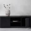 Szafka RTV Vulnutter 160 cm dąb czarny/lamele