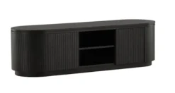Szafka RTV Vulnutter 160 cm dąb czarny/lamele