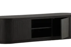 Szafka RTV Vulnutter 160 cm dąb czarny/lamele
