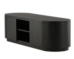 Szafka RTV Vulnutter 160 cm dąb czarny/lamele
