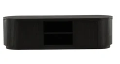 Szafka RTV Vulnutter 160 cm dąb czarny/lamele