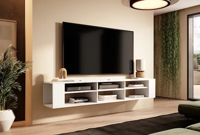 Szafka RTV Wall 175 cm Biały