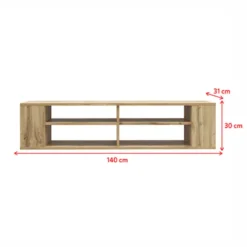 Szafka RTV Wall 140 cm Biały