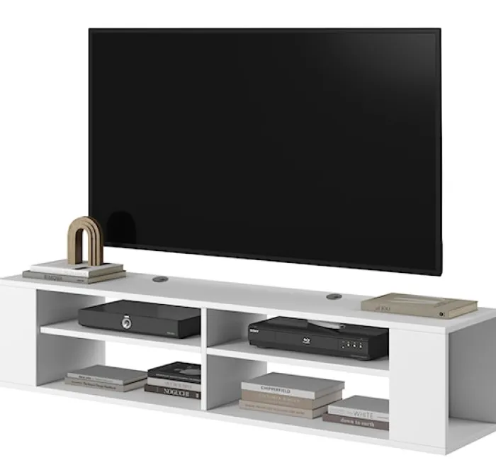 Szafka RTV Wall 140 cm Biały