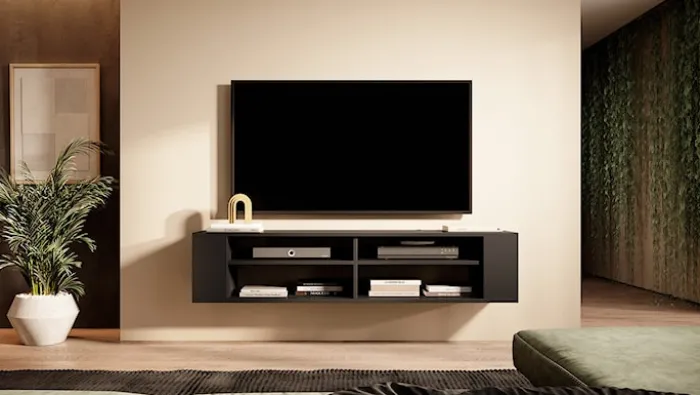 Szafka RTV Wall 140 cm Czarny