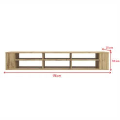 Szafka RTV Wall 175 cm Czarny
