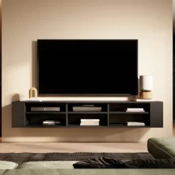 Szafka RTV Wall 175 cm Czarny
