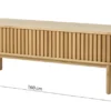 Szafka RTV Yoffers 160 cm dąb