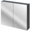 Szafka wisząca Olimmi z lustrem 80 cm granatowa