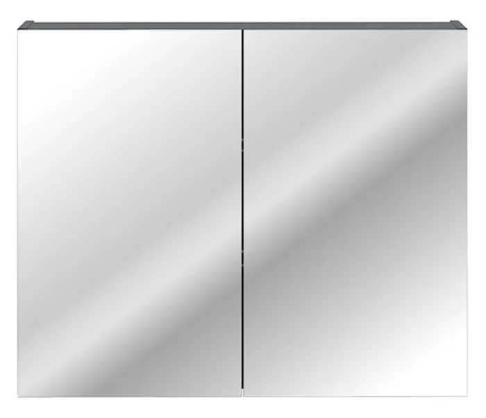 Szafka wisząca Olimmi z lustrem 80 cm granatowa