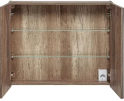 Szafka wisząca Olimmi z lustrem 80 cm dąb santa