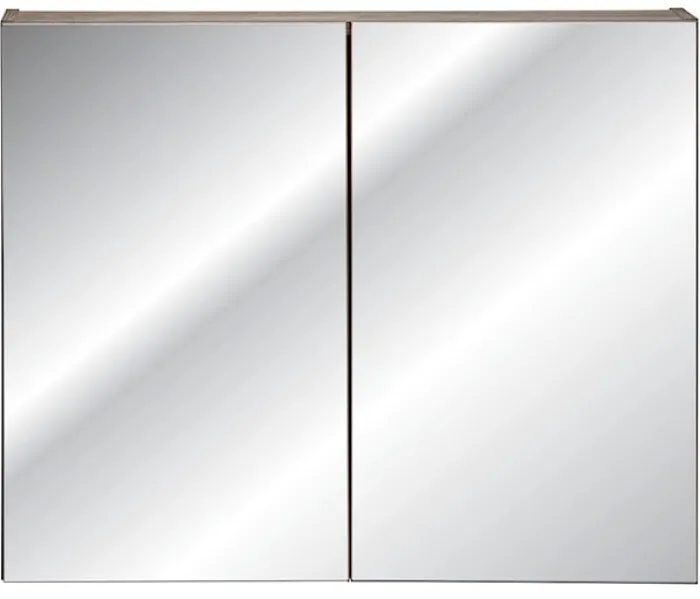 Szafka wisząca Olimmi z lustrem 80 cm dąb santa