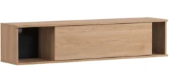 Szafka wisząca Perila 135 cm zamykana hikora