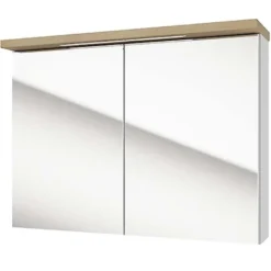Szafka wisząca Saeli 80x60x20 cm z lustrem