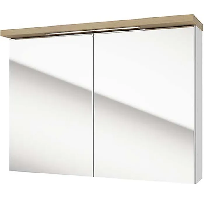 Szafka wisząca Saeli 80x60x20 cm z lustrem