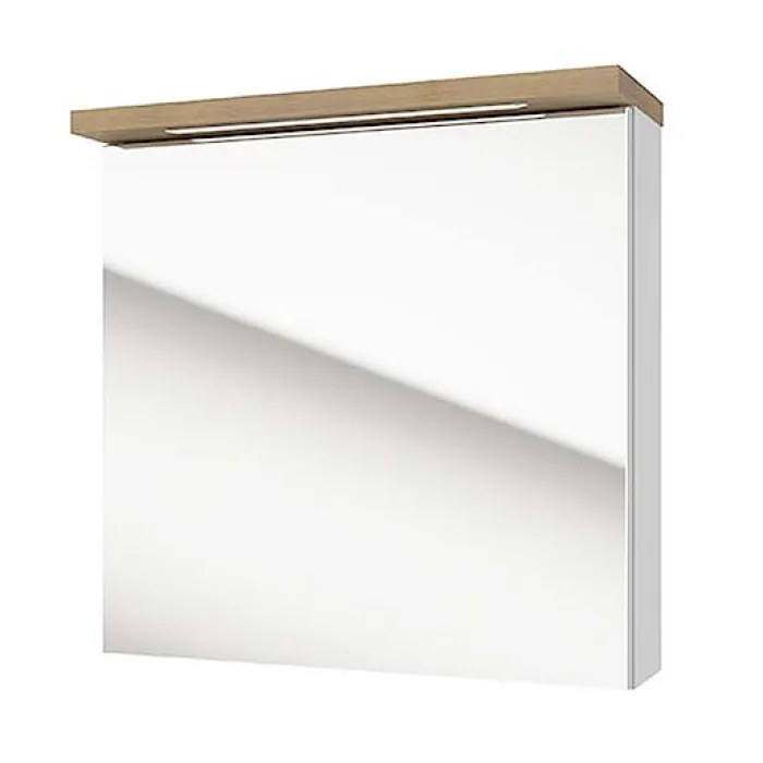 Szafka wisząca Saeli 60x60x20cm z lustrem